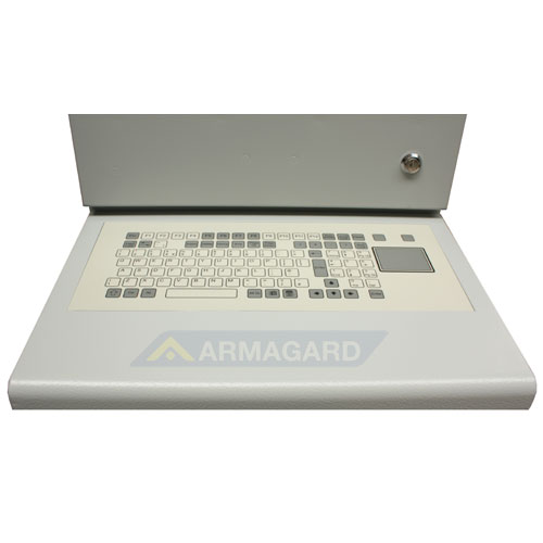 Корпус ПК - деталь клавиатуры с сенсорной панелью